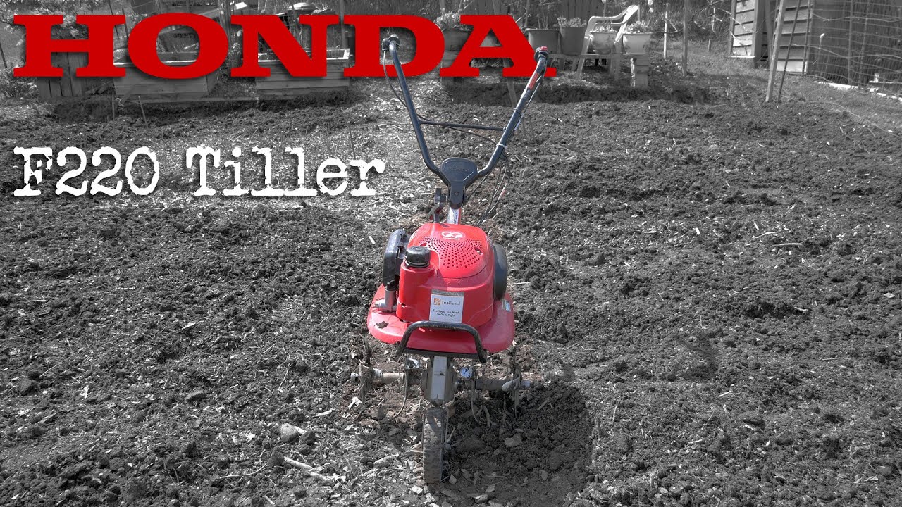 Renting and Using the Honda F220 Rototiller - A light duty tiller with surprising power