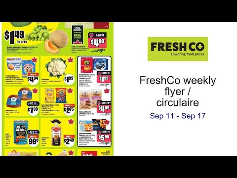 FreshCo weekly flyer / circulaire Sep 11 - Sep 17
