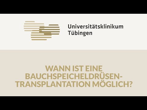 Wann ist eine Bauchspeicheldrüsentransplantation möglich