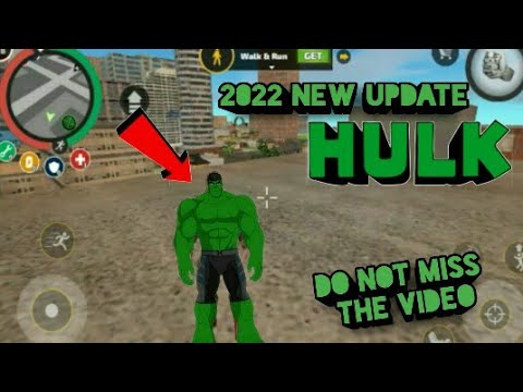 rope hero vice town 6.3.0 hulk 2022 new update🔥🔥 ||do not miss the video ||ROPE MASTER