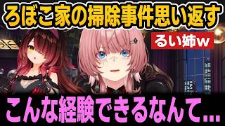 バイト経験の話からろぼちゃん家の掃除事件を思い出す＆ホロックスの部屋事情【ホロライブ切り抜き/鷹嶺ルイ/ロボ子さん/ラプラス】