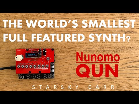 Is the Nunomo QUN the smallest Full Featured Synth ever made?? It's tiny... it's VERY tiny