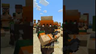 Villager Variety Texture Pack MCPE #shorts #minecraft #villager #texturepackminecraft #mcpe