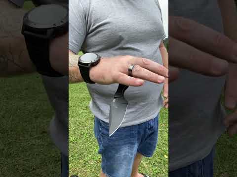 Ka Bar TDI pocket strike implantação de empunhadura reversa. #knife #blades #edc