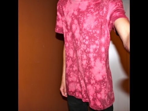 Fashion DIY: Batik Shirt Bleach Galaxy