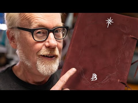 Adam Savage reviews the Red Book from Lord of the Rings (by Magnoli Props)