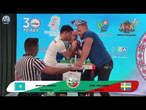 Roman Daniyar vs Erik Fahlgren | Over 110 kg | XLVI WORLD ARMWRESTLING CHAMPIONSHIP | 2025
