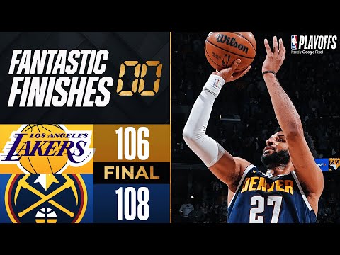 Final 5:23 MUST-SEE ENDING #7 Lakers at #2 Nuggets Game 5 April 30, 2024