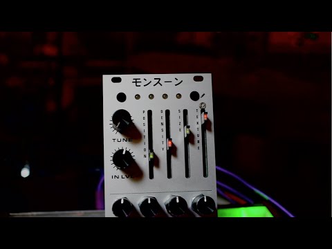 Blade Runner inspired Monsoon Eurorack Module (Expanded Mutable Clouds) with Black + Gold Panel image 2