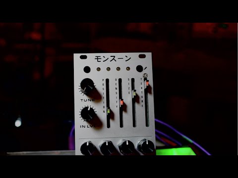 Blade Runner inspired Monsoon Eurorack Module (Expanded Mutable Clouds) with Black + Gold Panel image 3