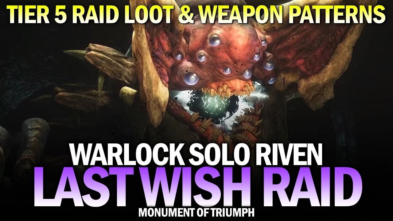 Solo Riven on Warlock in Monument of Triumph (Last Wish Raid Boss) [Destiny 2]