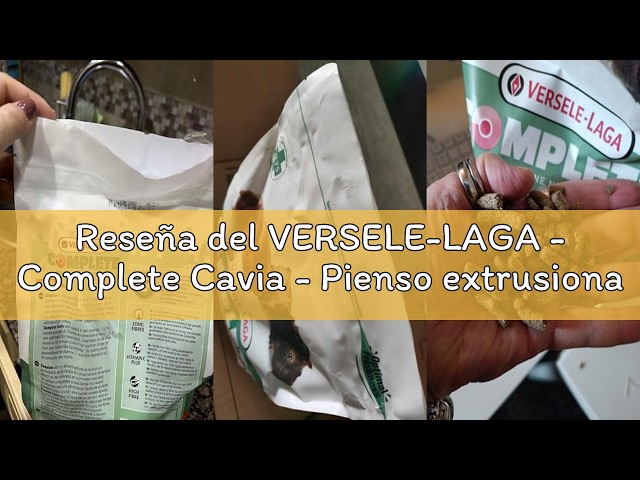 Vídeo relacionado con VERSELE-LAGA - NutriBird P15 Original - Granulado extrusionado - Alimento de Mantenimiento para Loros - Monocolor - 10kg