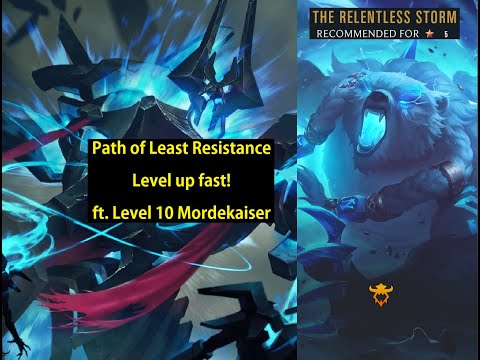Leveling Guide for Path of Champions and Level 10 Mordekaiser vs Volibear (3 star, No epic)