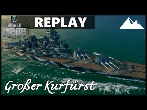 GROSSER KURFÜRST Epische Schlacht im 1 vs 3 - World of Warships | [Replay] [Ger] [60fps]