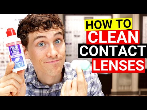How to Clean Soft Contact Lenses and Contact Lens Case Video