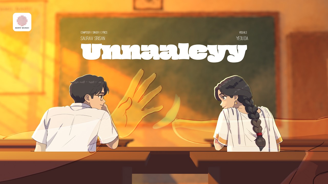 Unnaaleyy - Official Lyric Video | Saurav Srisan | Tamil Indie Love Song