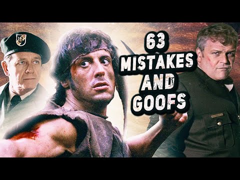 63 mistakes and goofs in "Rambo first blood"