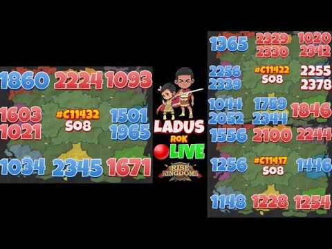 RoK Live : 1860 vs 1093, 1365 vs 1846, 1556 vs 1254 RoK KvK