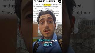 Goldman Sachs rejected 99.3% of applicants last year. Here's what the 0.7% did differently.