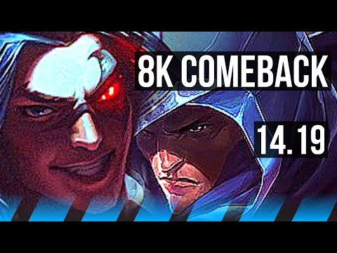 KAYN vs TALON (MID) | 8k comeback, 68k DMG, Godlike | EUW Master | 14.19