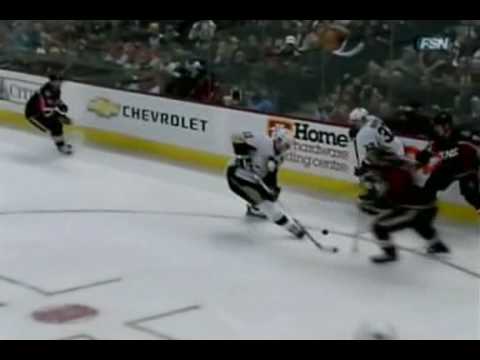 Spezza goal 2/3 vs Penguins (12/05/08)