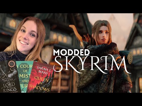 Making Skyrim for the Book Girlies | Turning My Modded Skyrim into a Romantasy Series