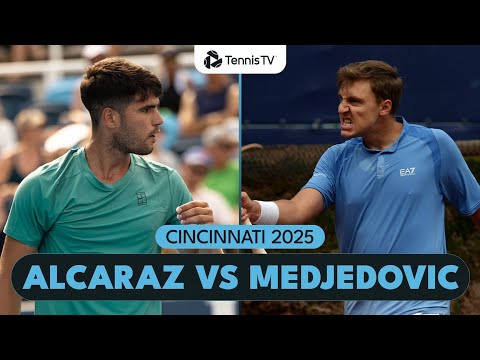 Carlos Alcaraz vs Hamad Medjedovic Match Highlights | Cincinnati 2025
