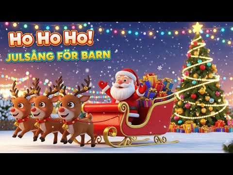 Ho Ho Ho! Tomten & Renarna – Rolig Jullåt för Barn | Julsång för Barn