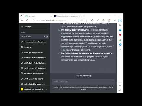 ChatGPT Spirituality ACIM Lesson 198 - Only my condemnation injures me