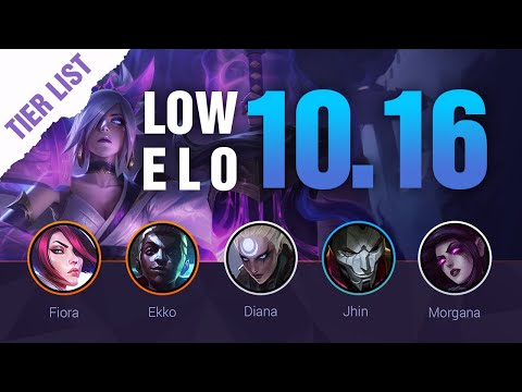 LOW ELO LoL Tier List Patch 10.16 by Mobalytics - League of Legends Season 10