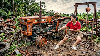 From Scrap to $8,000: Genius Girl Repairs & Restores Abandoned 50-Year-Old Broken Kubota Tractor MQDEFAULT Thumbnail