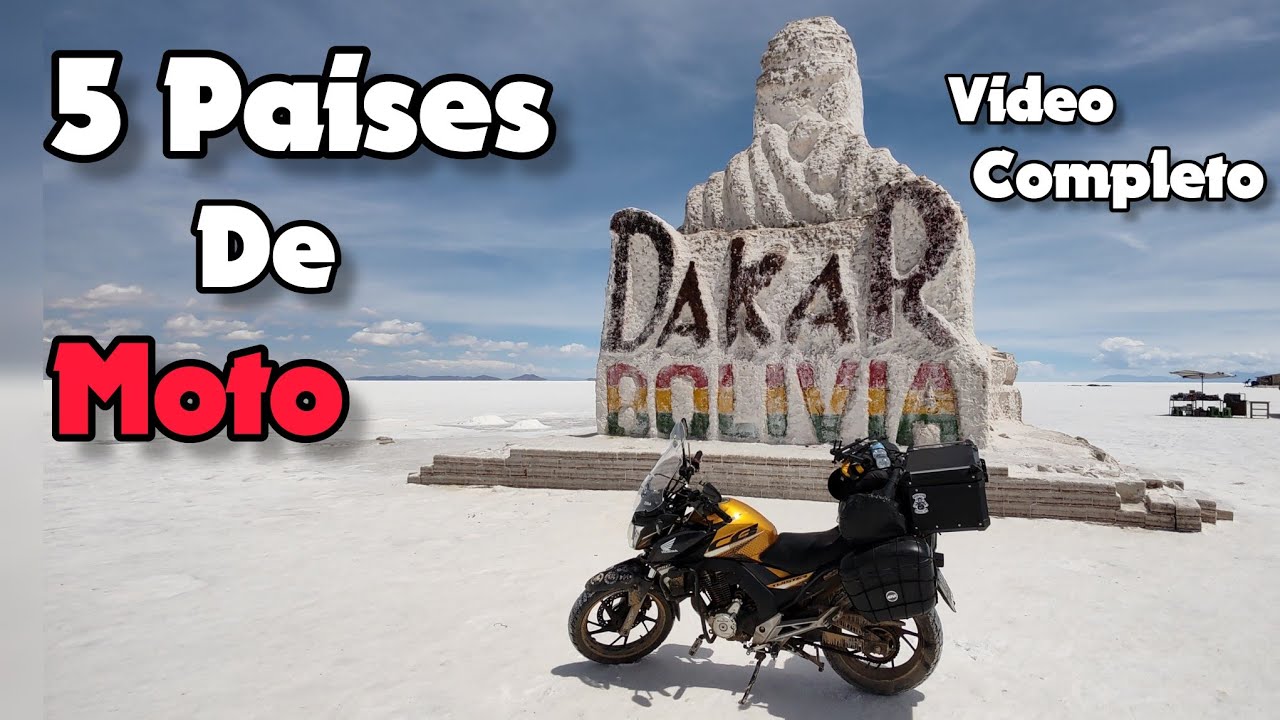 🔴 Viagem de Moto: Paraguay - Argentina - Chile (Atacama) - Bolívia - Peru de CB250f