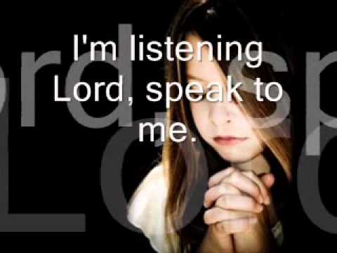 Speak to Me with lyrics (by: Dave Lubben)