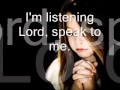 Speak to Me with lyrics (by: Dave Lubben)
