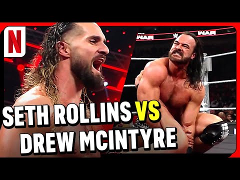 THE FIGHT WAS PURE CHAOS 🔥 Seth Rollins vs. Drew McIntyre 🩸 | Official | WWE RAW | Netflix Brasil