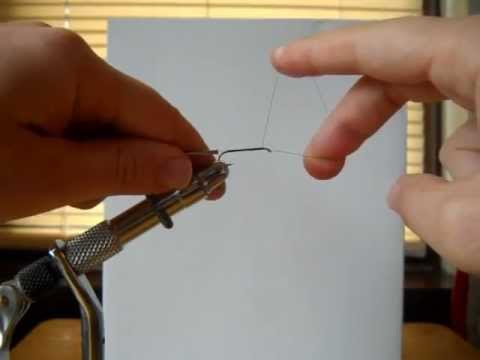 How To Whip Finish a Fly Using Fingers.
