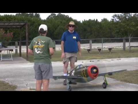 Giant Scale CARF P-47 aerobatic flight