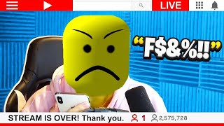 Roblox Forgot To END Their Stream..
