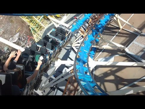Back row point of view footage of Colossus the Fire Dragon