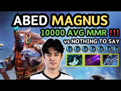 🔥 7.35b MAGNUS Midlane Highlights By ABED 🔥 vs NOTHING TO SAY Midlane, EZ Skewer  - Dota 2
