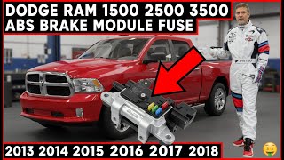 Fix ABS & Brake Lights! Dodge Ram 1500 2500 3500 Fuse Guide