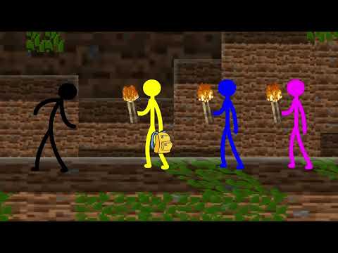 Stickman VS Among Us Bank Robbery   AVM Shorts Animation Part 08
