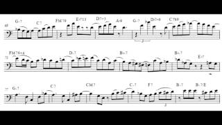 Solo Transcription-Bob Brookmeyer-Moonlight in Vermont