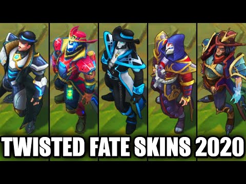All Twisted Fate Skins Spotlight 2020 (League of Legends)