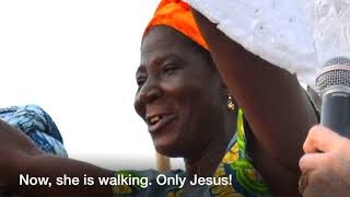 Woman walks after ten years