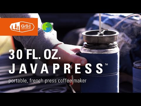 30 fl. oz. JavaPress - Portable French Press Coffee | GSI Outdoors