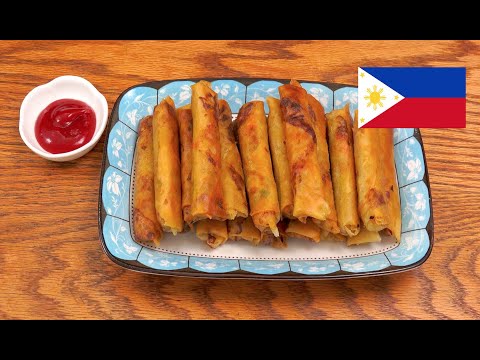 Vegetable Spring Rolls - Filipino Recipes - Tagalog - Lumpia