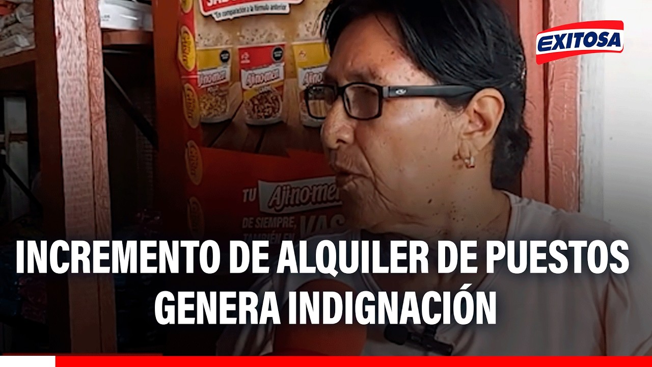 🔴🔵 Comerciantes protestan por alza de alquiler de puestos en el Mercado Nº 3 de Tarapoto