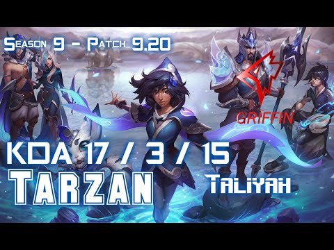 GRF Tarzan TALIYAH vs EKKO Jungle - Patch 9.20 EUW Ranked