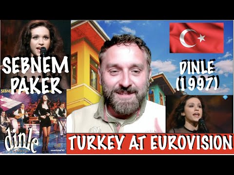EUROVISION TURKEY 1997 - SEBNEM PAKER "DINLE" REACTION